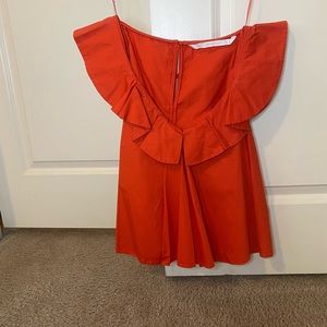 Zara summer blouse with pleaded collar